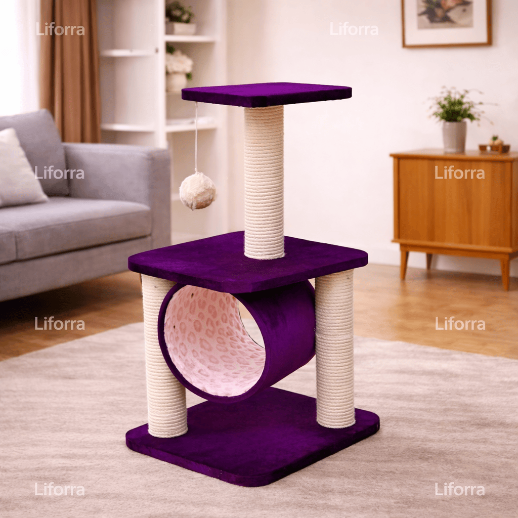 Double Center Round Scratch Post