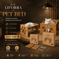 Liforra Wooden Pet Bed