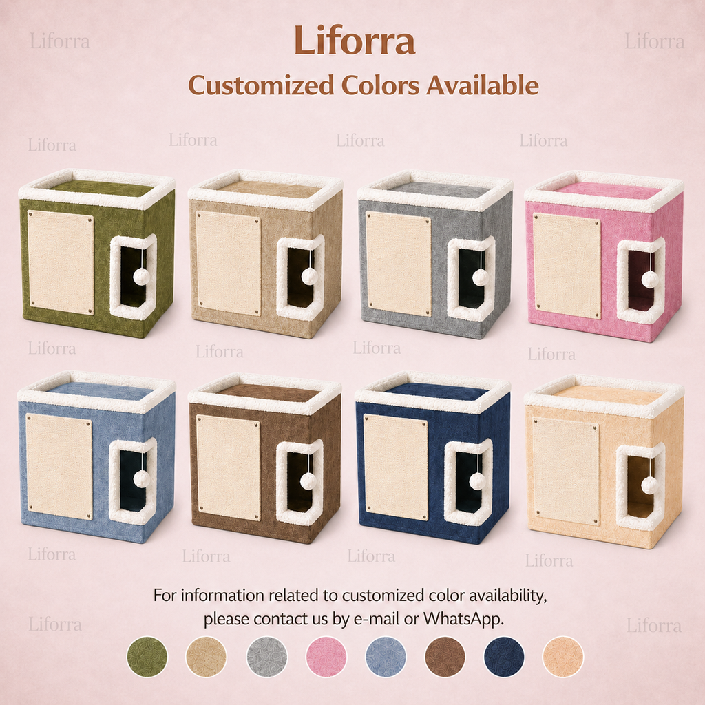 Premium Square Box Cat House