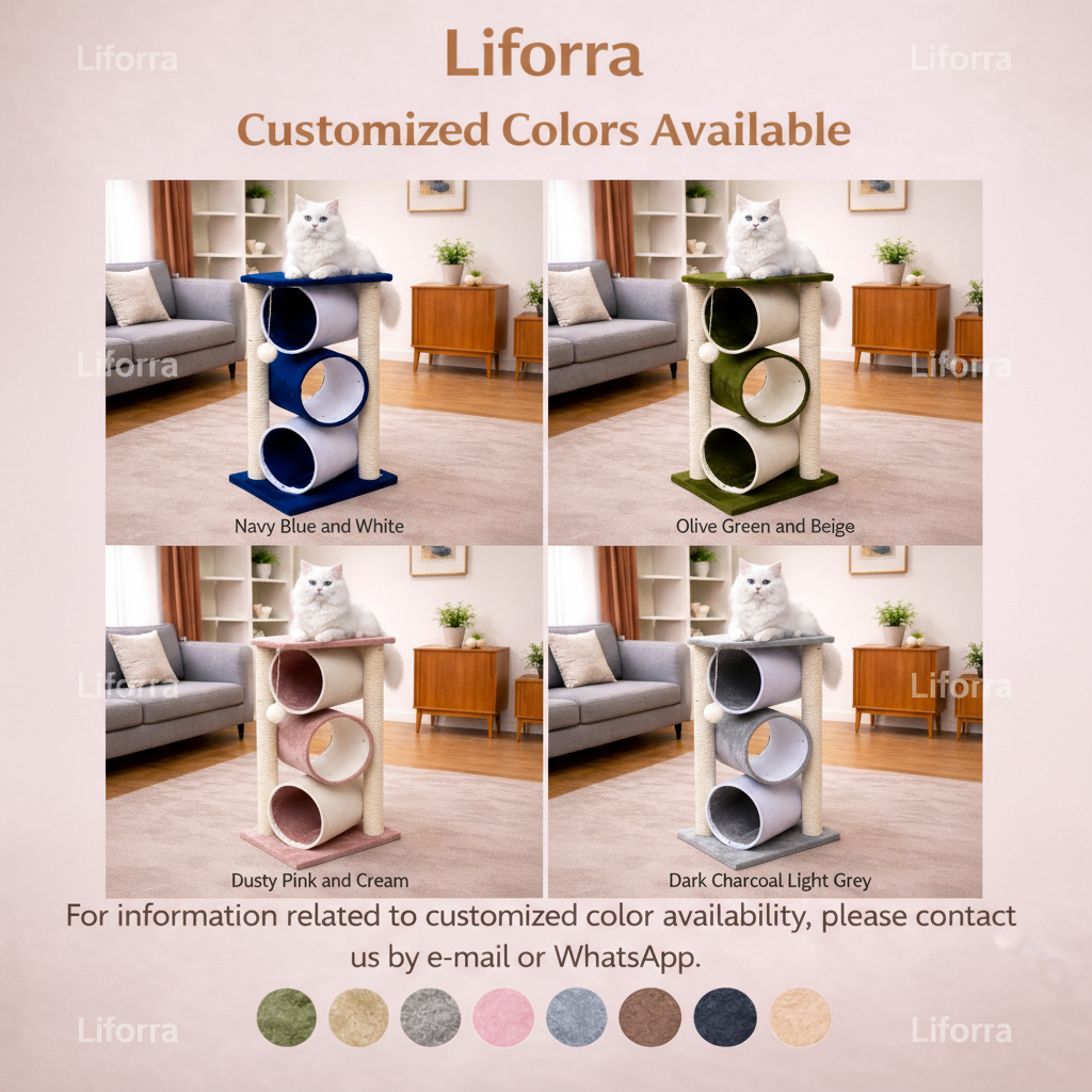 Triple Round Scratch Post